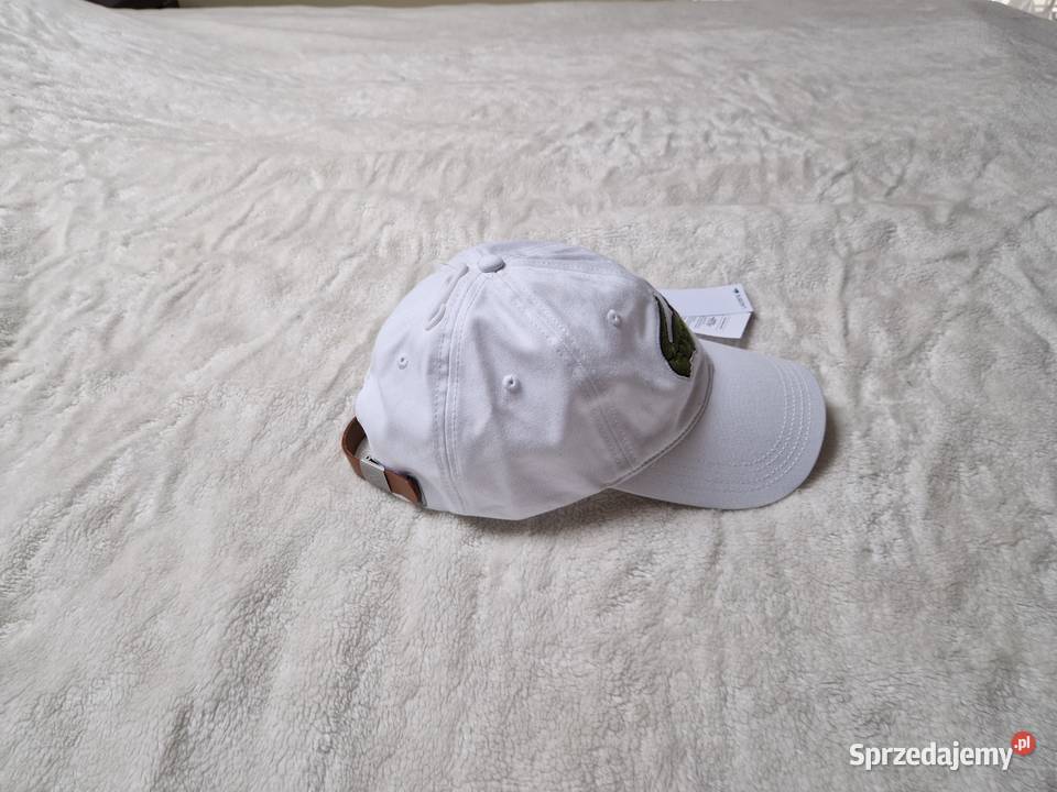 Nowa biała czapka z daszkiem Lacoste z metką