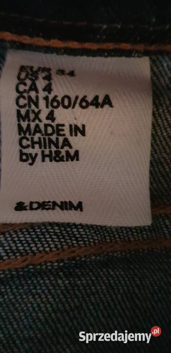 HM Denim szorty spodenki dżinsowe flower