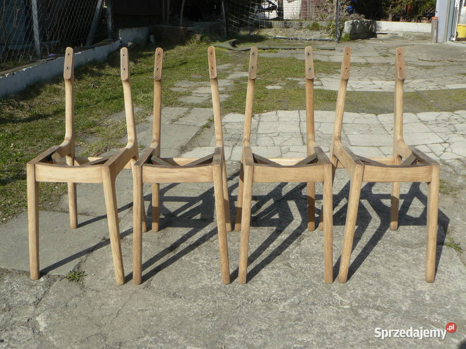 Stare krzesła dębowe małopolskie Nowy Sącz