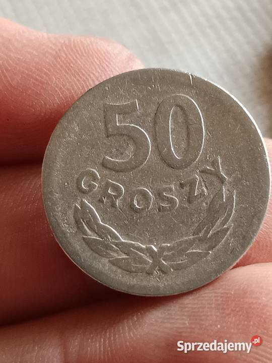 lekka skretka sprzedam monete 50 groszy 1957