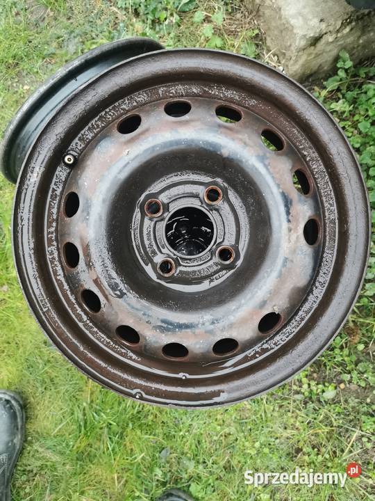 Komplet Felg Stalowych Chevrolet Aveo 14 ET 45 Średnica 14" Samochodowe Grodzisk Wielkopolski