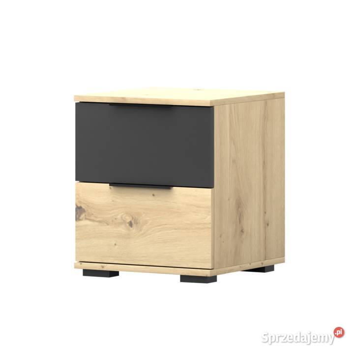 Stolik nocny werona artisan czarny