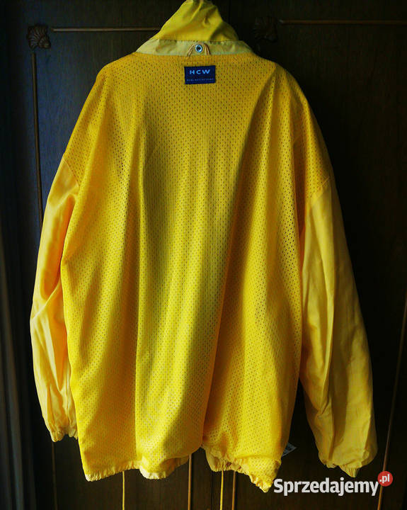 Kurtka letnia wiatrówka cienka żółta unisex duży Rozmiar 42(XL)