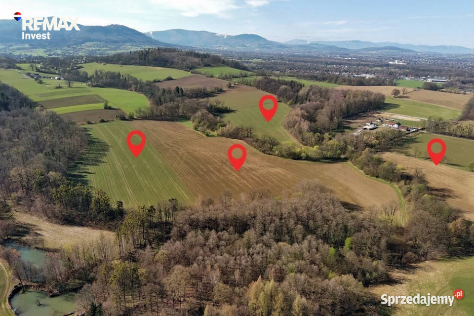 Działka inwestycyjna w Beskidach 265 ha Sprzedaż Pogórze