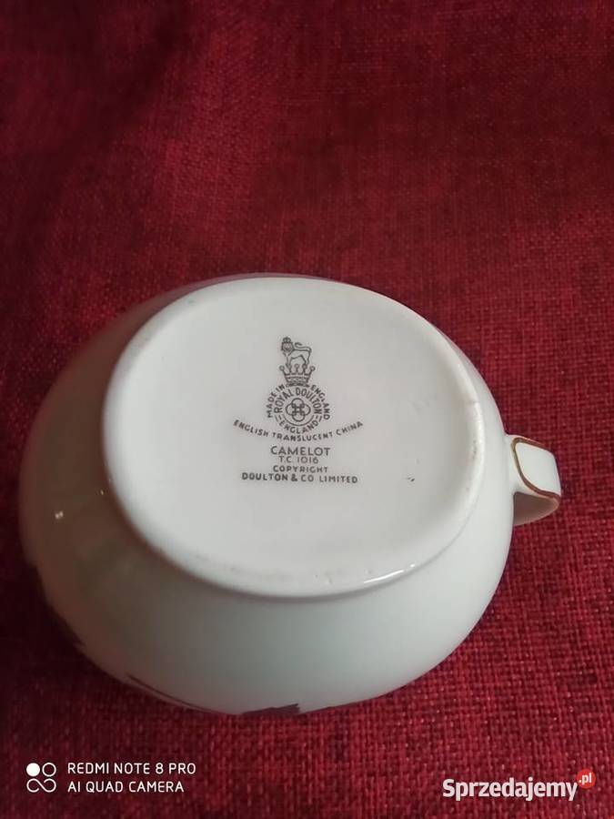 Mlecznik Camelot Royal Doulton England Motywy Porcelana i szkło Gdańsk