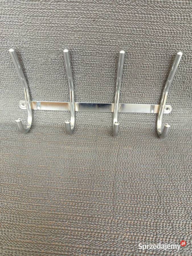 Wieszak metalowy chromowany duży do łazienki Warszawa