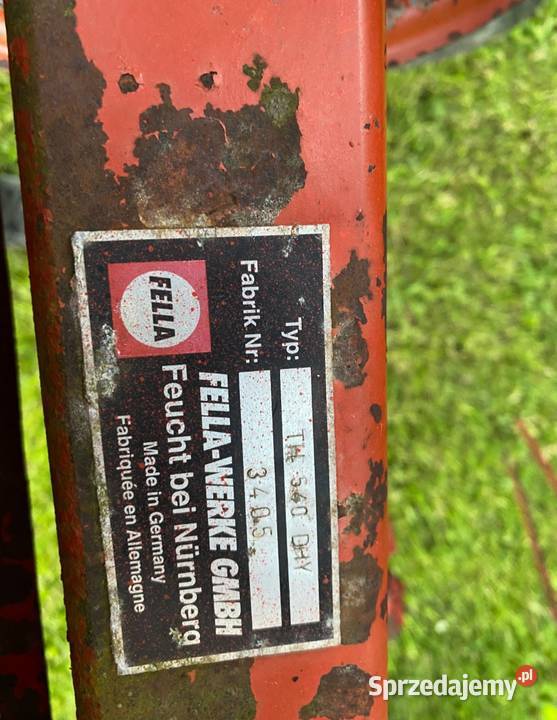 Przetrząsarka Fella TH 540D Hydro Zgrabiarki i przetrząsacze Pacanów