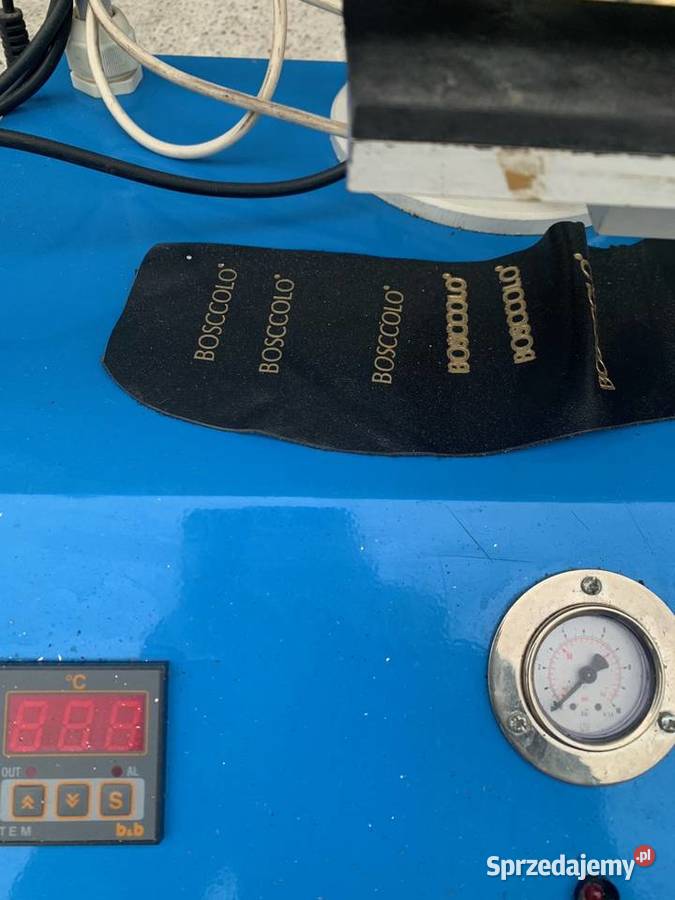 Maszyna do stemplowania stemplowarka logo Łaskarzew