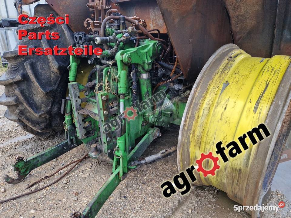 John Deere 6320 części silnik skrzynia biegów Byków