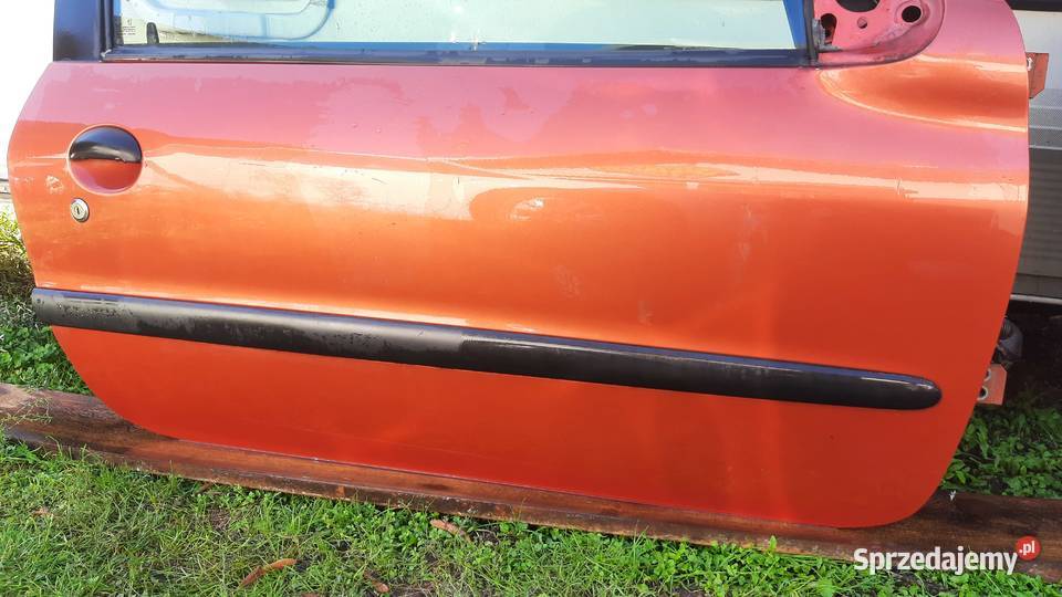 drzwi prawe peugeot 206 3d lak KHD kompletne