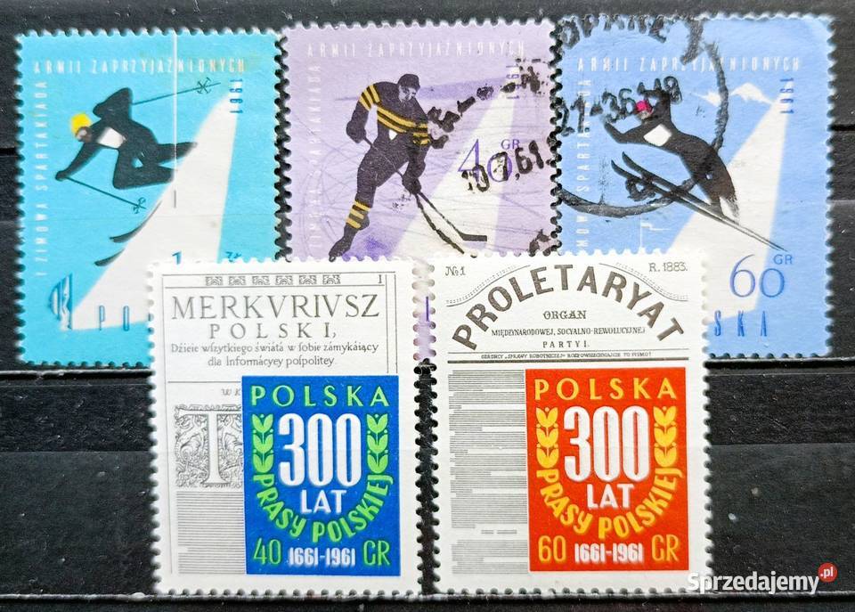 L Znaczki polskie 1961 I kwartał
