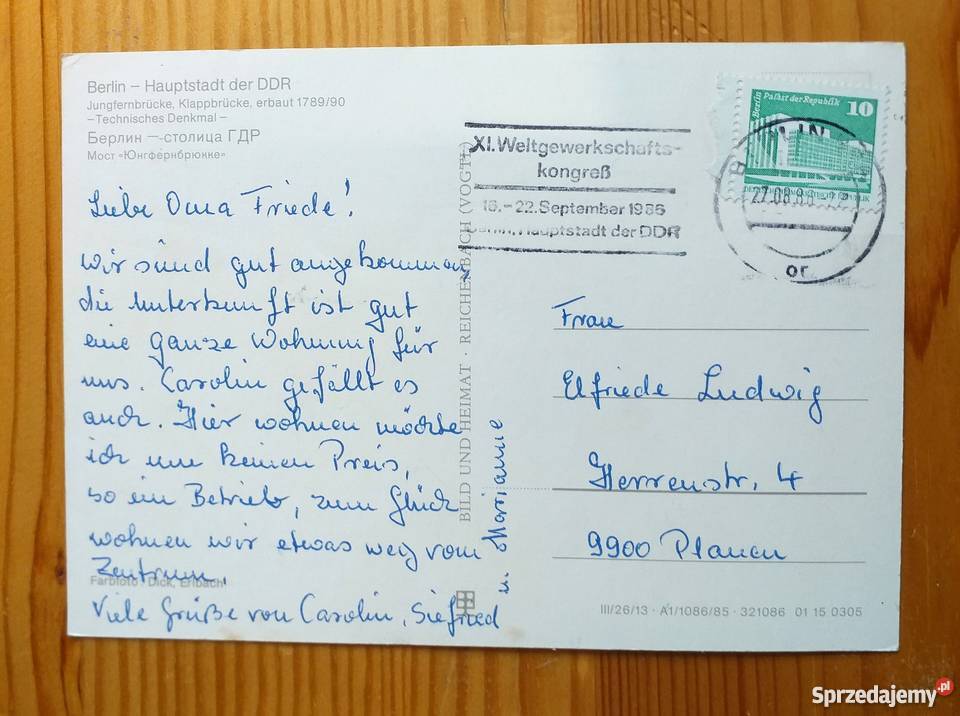 BERLIN WIDOK NA NAJSTARSZY ZACHOWANY MOST W sprzedam