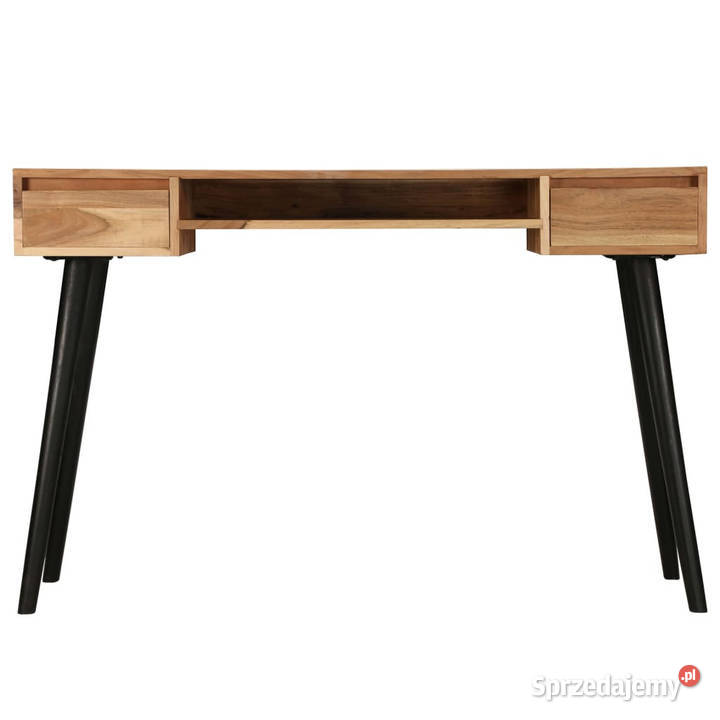 Biurko z litego drewna akacjowego 118 x 45 x 76
