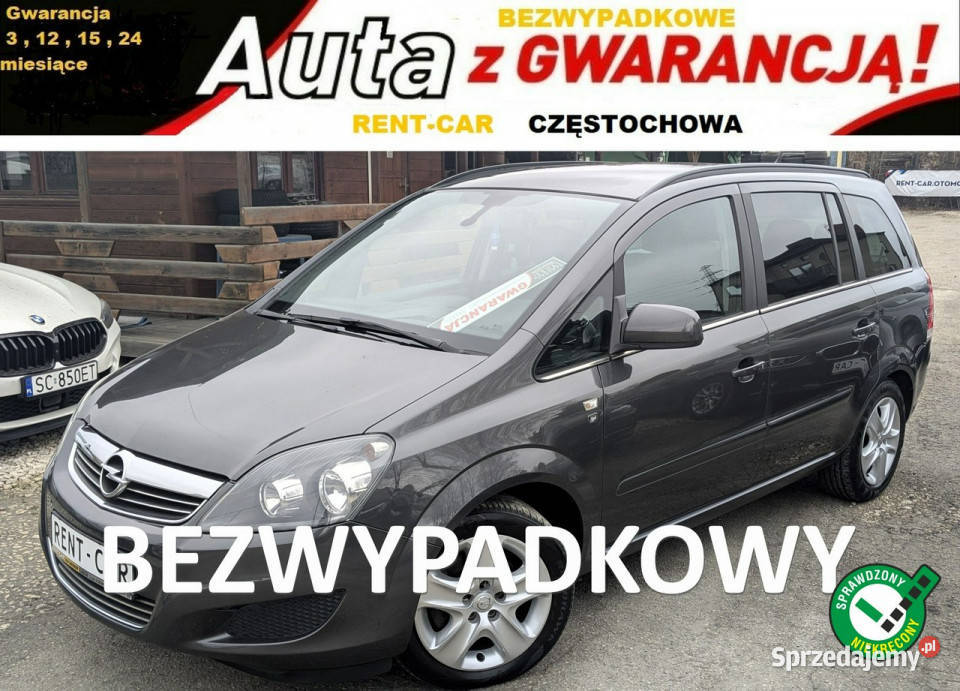 Opel Zafira 16i116OPŁACONABezwypadkowy7Osób szary śląskie Częstochowa