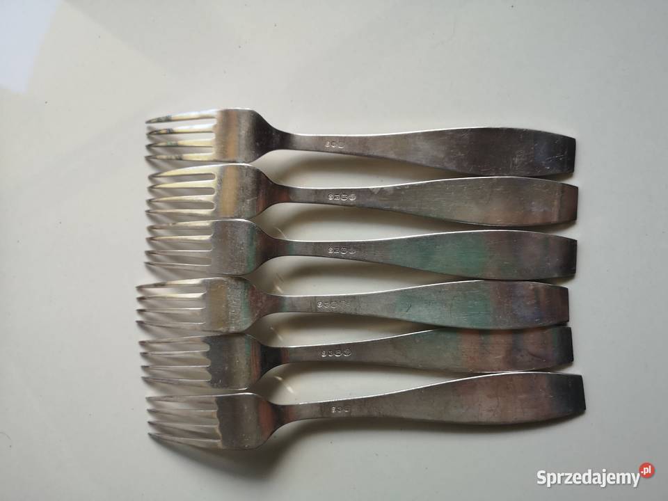 Widelce obiadowe komplet plater vintage Toruń