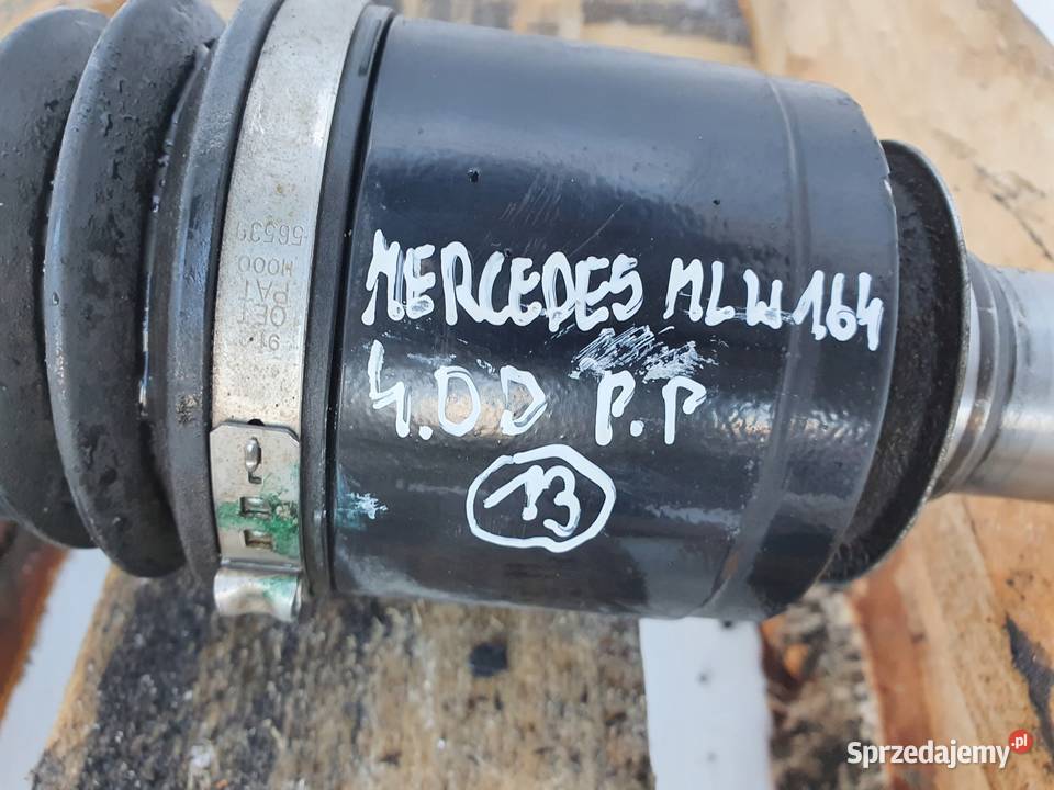 Mercedes ML W164 450 CD PRAWA pasażera PRZÓD osobowe lubelskie Rudka