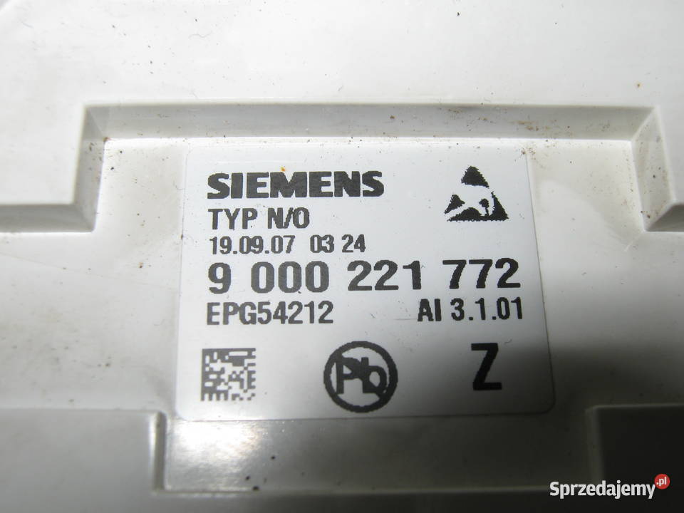 SIEMENS BOSCH 9000221772 EPG54212 MODUŁ ZMYWARKI Nowy Sącz