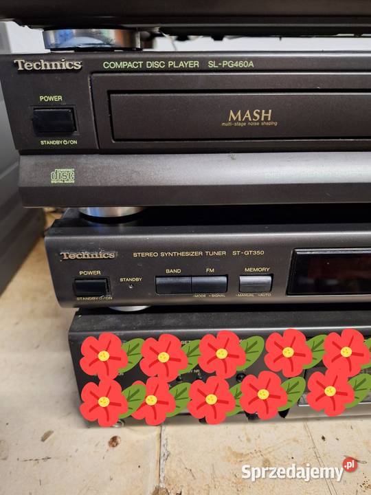 Technics 3 klocki Tuner CD Wzmacniacz Szczebrzeszyn