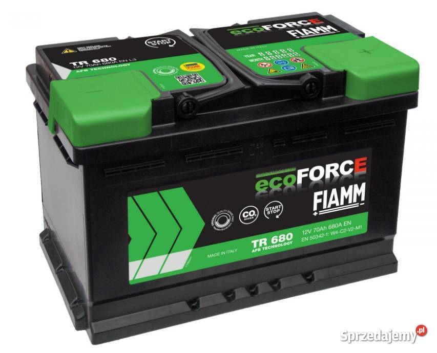 Akumulator 70AH Fiamm ECOFORCE AFB osobowe Pabianice