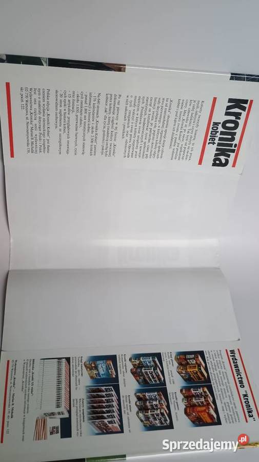 Kronika kobiet Wydanie I 1993 r Wydawnictwo Warszawa