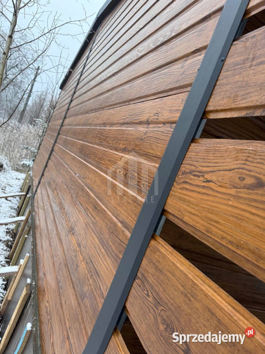 Garaż blaszany 6x6m wiata 2m brama uchylna drzwi zachodniopomorskie Szczecin