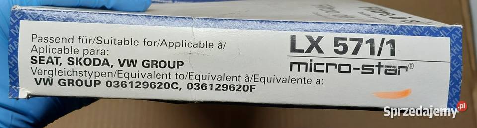 FILTR POWIETRZA MAHLE LX 5711 VW SEAT SKODA 14 Mielęcin