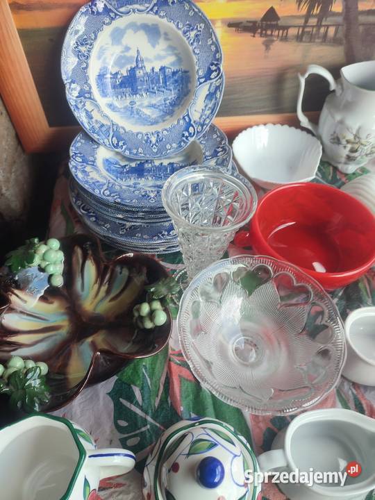 Wyprzedaż Szkło porcelana z czasów PRL Dulcza Wielka