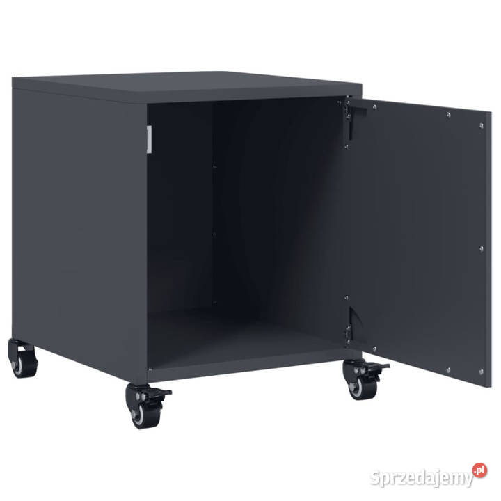 Szafka nocna antracytowa 36x39x435 stal WM846618 Nocne Warszawa sprzedam
