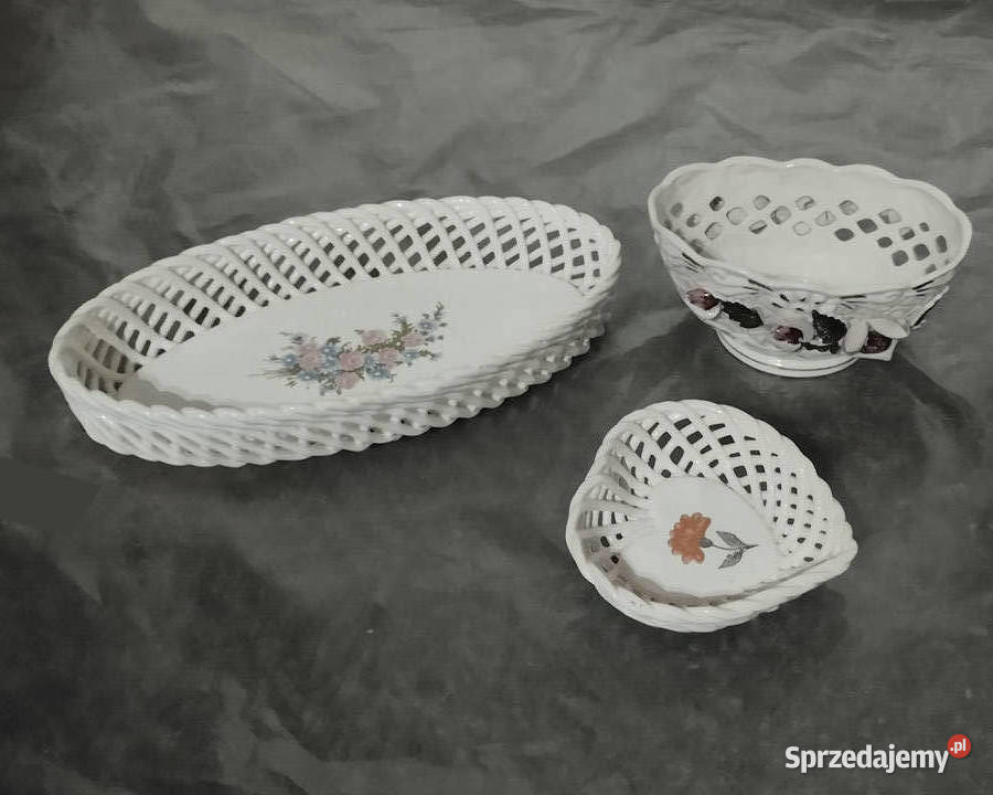 Talerzyki deserowe Talerzyki ażurowe Salaterka Warszawa