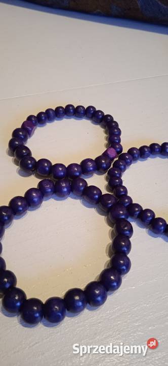 BRANSOLETKI Z NATURALNEGO DREWNA Z AMERYKI Ozdoby