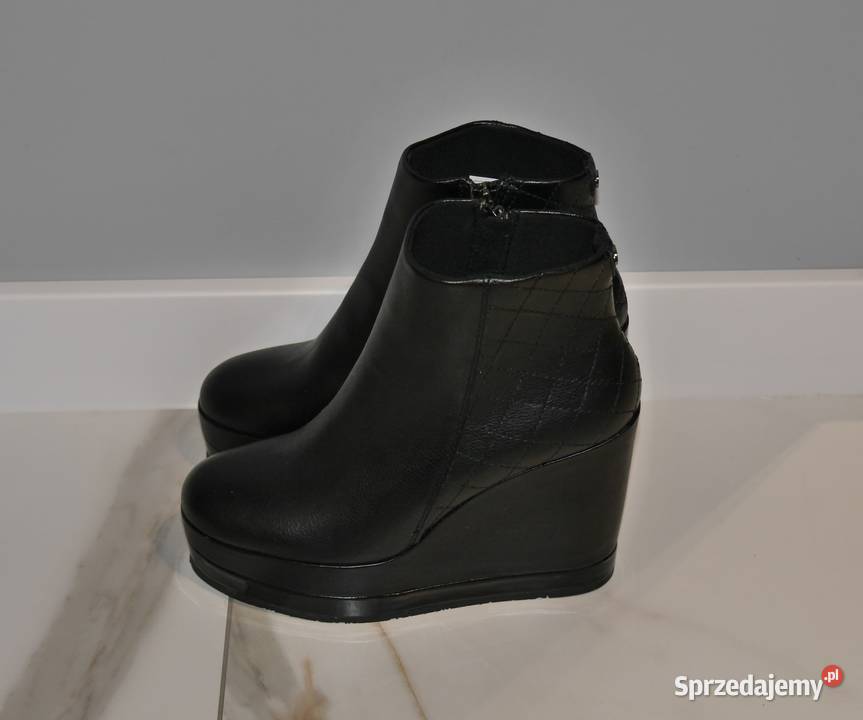 Guess piękne buty na wysokim koturnie 37 Guess Półbuty Wrocław
