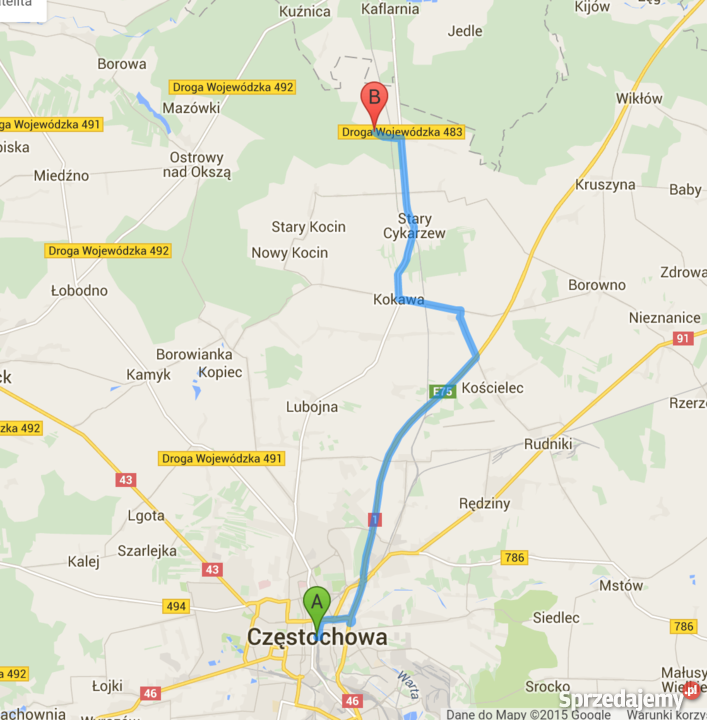 Działka rolna w Starym Broniszewie 172h 30m Stary Broniszew