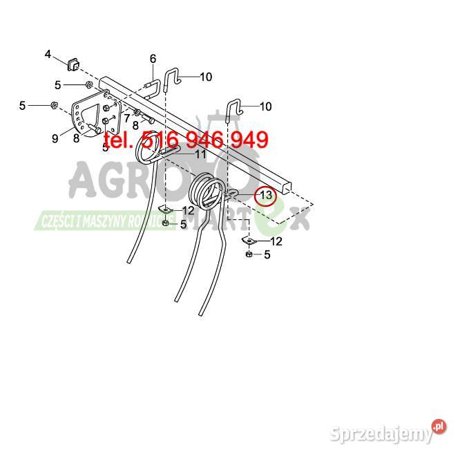 445067 PALEC ZAGARNIAJĄCY PODWÓJNY RD VADERDSTAD Pozostałe Wichrów sprzedam