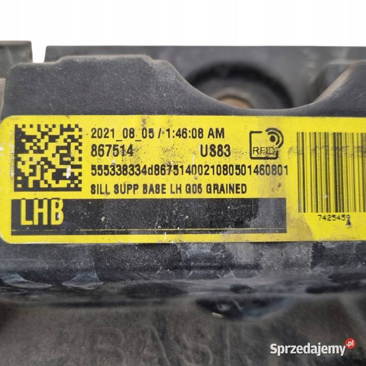 LEWA LISTWA ŚLIZG MOCOWANIE PROGU BMW X5 G05 Chełm