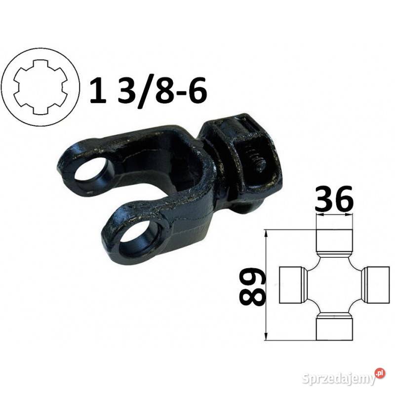 Widłak ciągnikowy 1 386 na krzyżak 36x89mm 00818 sprzedam