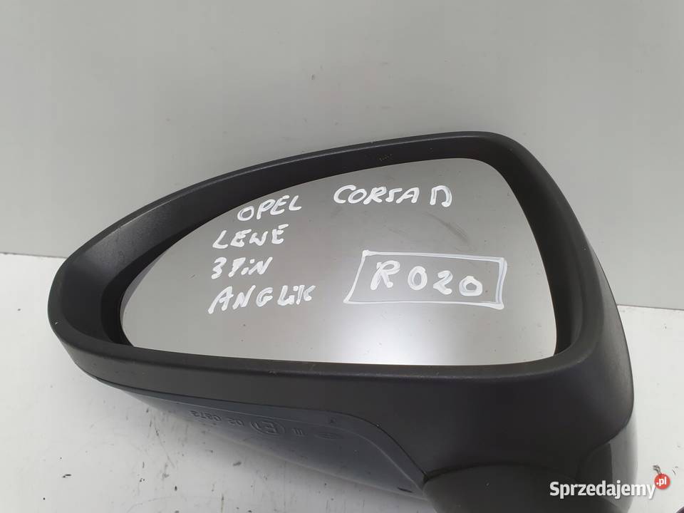 LUSTERKO LEWE Opel Corsa D 0614r KIEROWCY 3 Pin lubelskie Rudka sprzedam