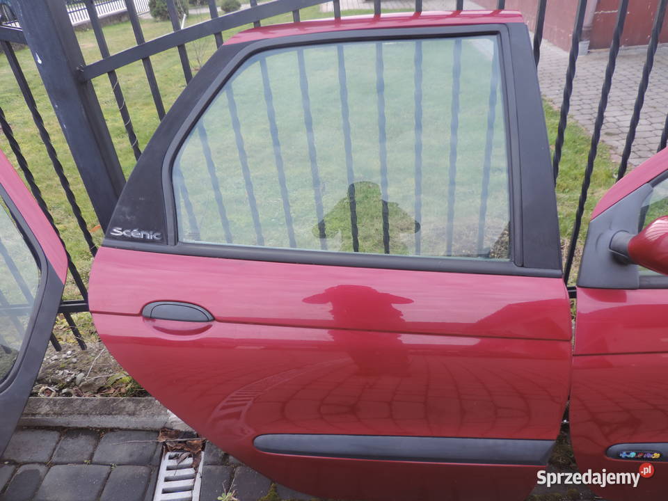 DRZWI PRAWY TYŁ RENAULT SCENIC 1 LAKIER NV713 małopolskie Nowy Sącz