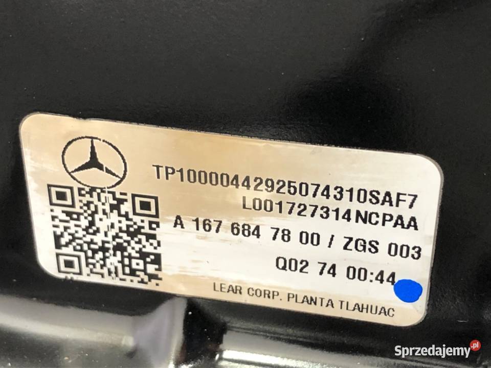 MOCOWANIE ISOFIX MERCEDES GLE A1676847800 20 269 sprzedam
