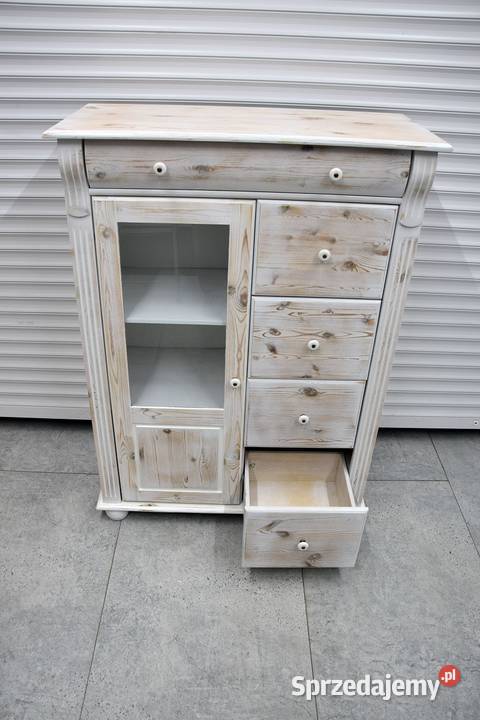 komoda z drewna sosnowego nowa Olsztyn