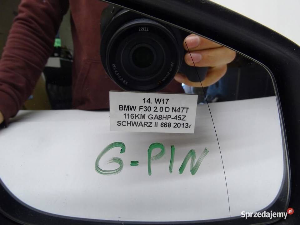 LUSTERKO PRAWE PRAWY PRZÓD PRZEDNIE BMW F30 Lusterka zewnętrzne