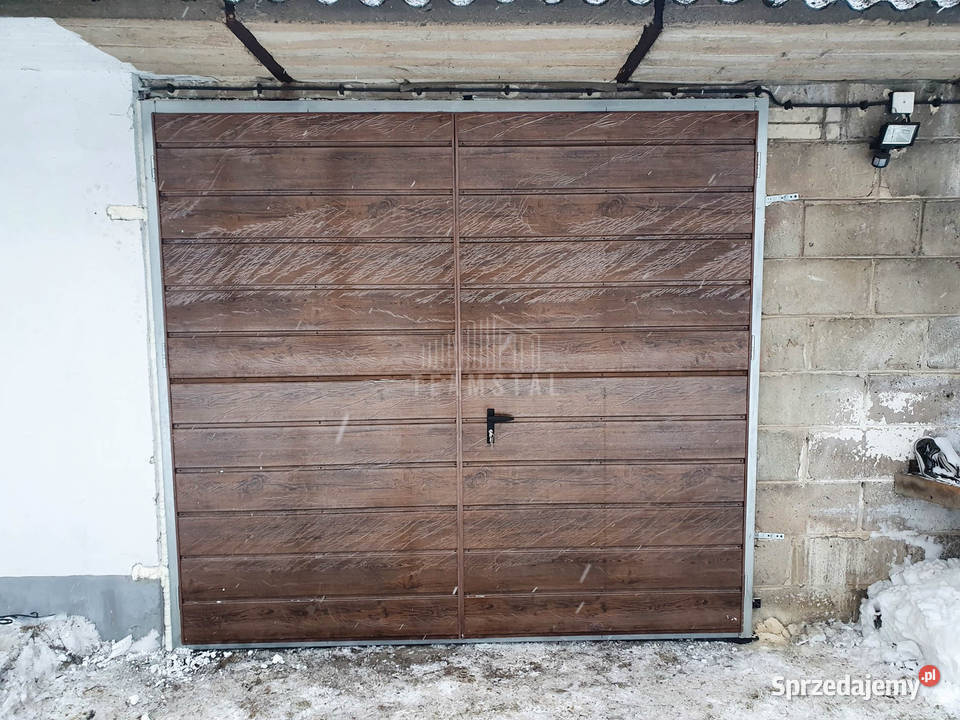 Bramy garażowe na wymiar dwuskrzydłowe ocieplone opolskie Nysa