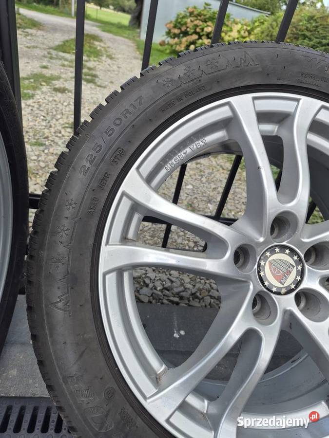 Felgi 17 5x112 z oponami zimowymi dunlop Wielopole Skrzyńskie