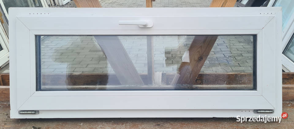 OKNA KacprzaK 121X48 OKNO Używane Plastikowe PCV Okna ścienne