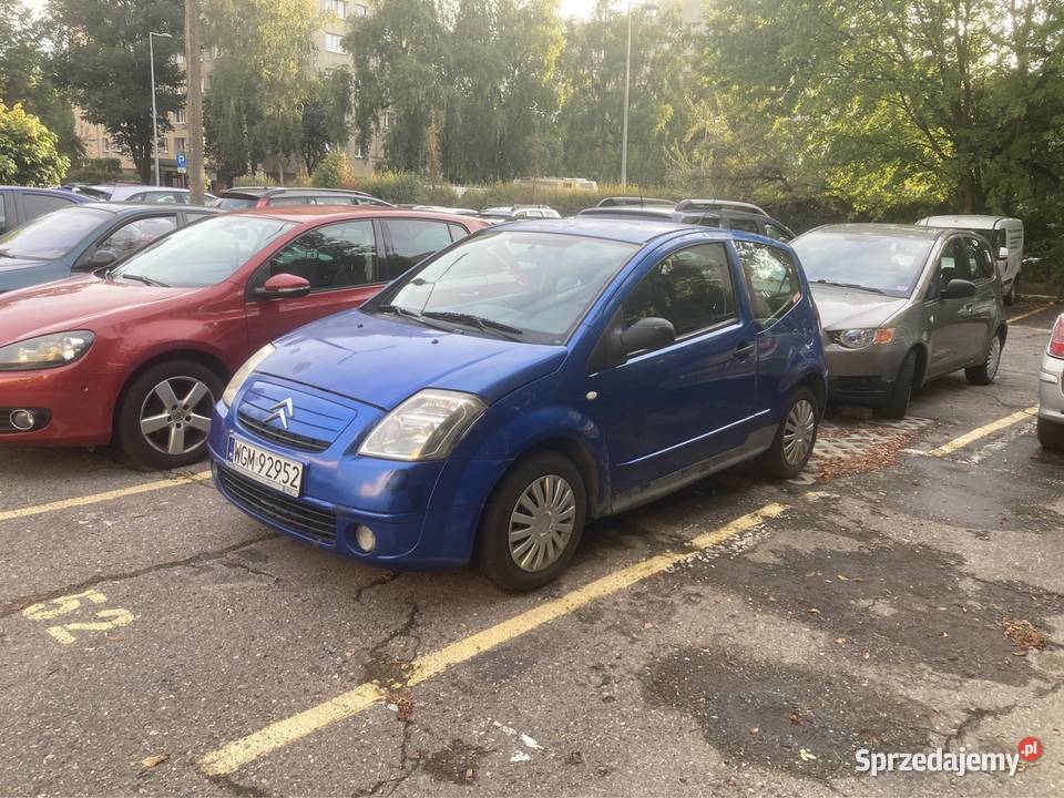 Citroen C2 2005r Wspomaganie niebieski mazowieckie Warszawa