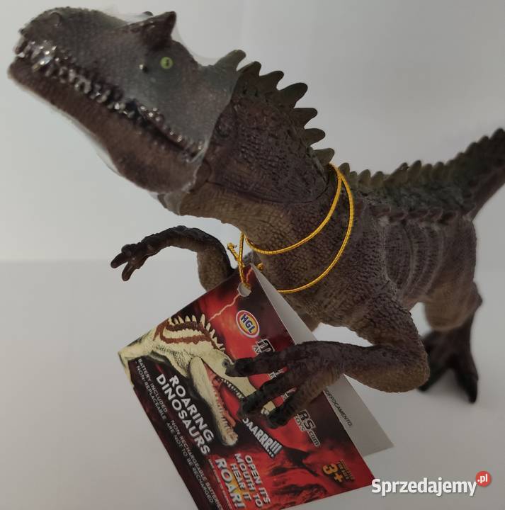 Dinozaur Ryczy Figurka Saurophaganax z Dźwiękiem Figurki Mogilany