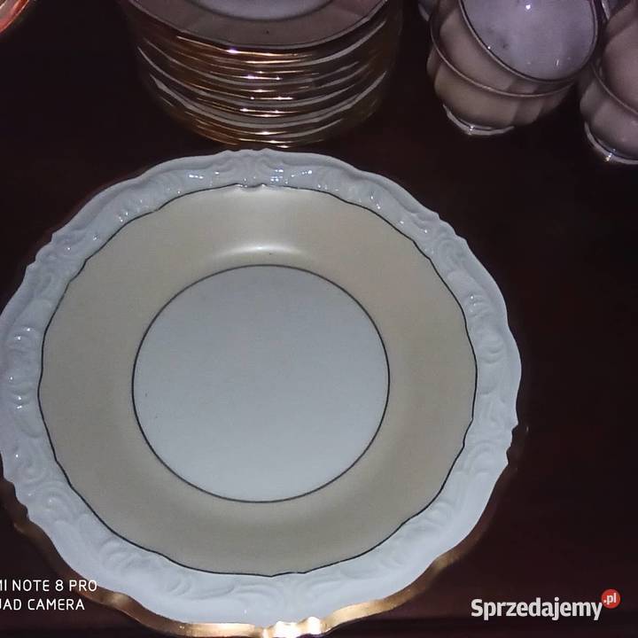 Filiżanka z talerzykiem deserowym Furstenberg Porcelana i szkło Gdańsk
