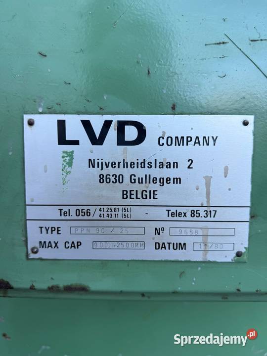 PRASA KRAWĘDZIOWA LVD PPN 9025 małopolskie Trzebunia