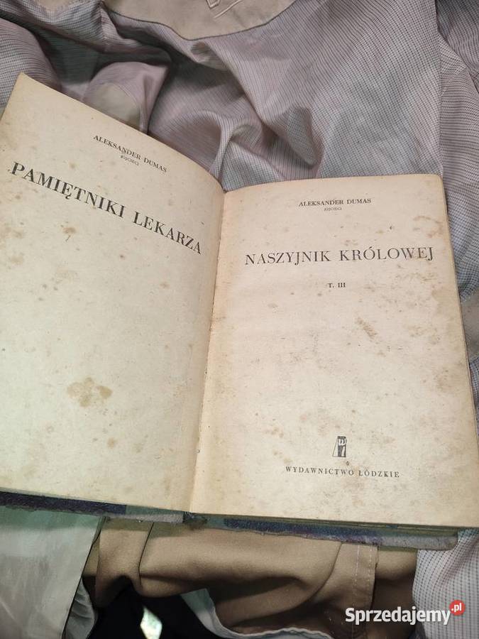 Naszyjnik królowej Aleksander Dumas Brzeziny sprzedam