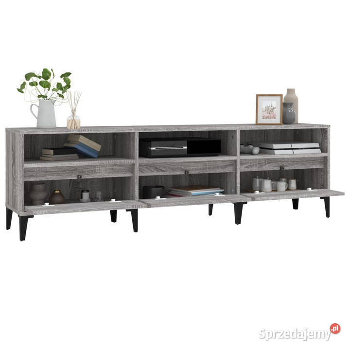 Szafka pod TV szary dąb sonoma 150x30x445 Warszawa