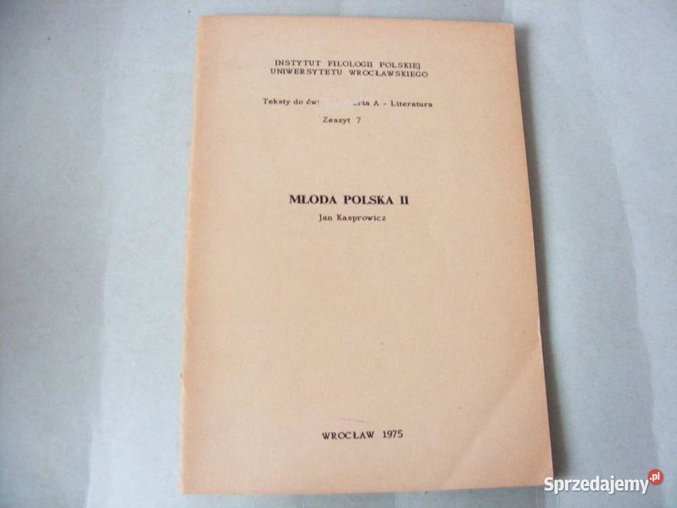 Młoda Polska II III i IV Teksty do ćwiczeń Oborniki Śląskie